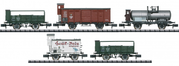 Trix 15715  Güterwagen-Set "150 Jahre Vizinalbahnen" K.Bay.St.B., 5-tlg.